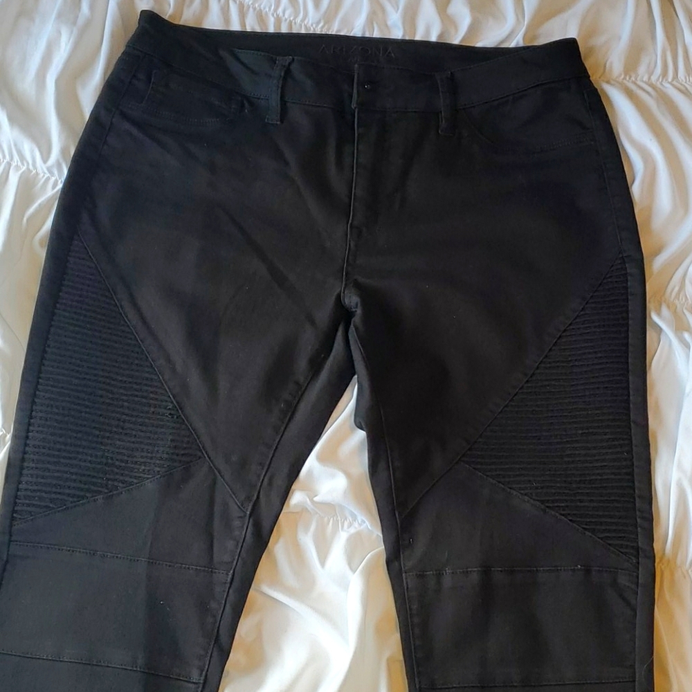 Moto style jeans